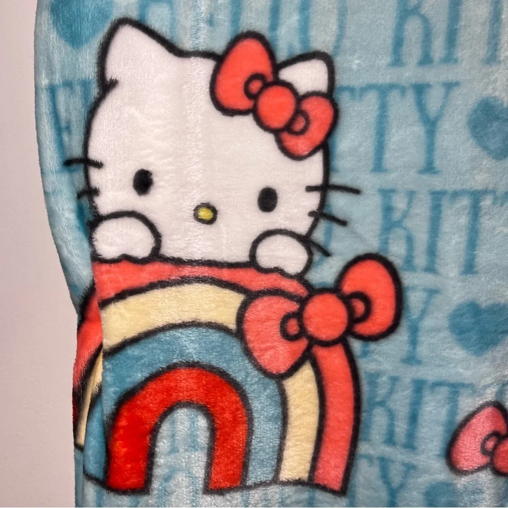 Sanrio Hello Kitty Sweet Rainbow Love Blanket